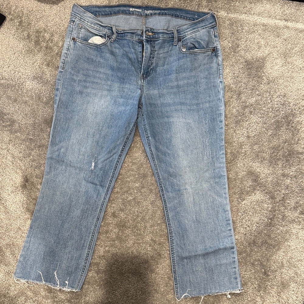 Light Blue Straight Leg Jeans - Old Navy